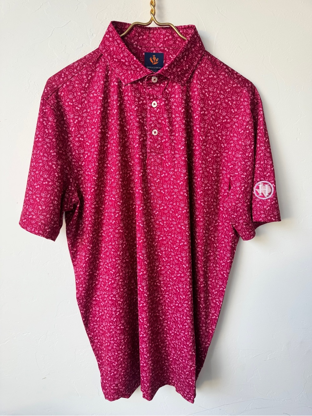 Donald Ross Josh Short Sleeve Polo - Sport Fit